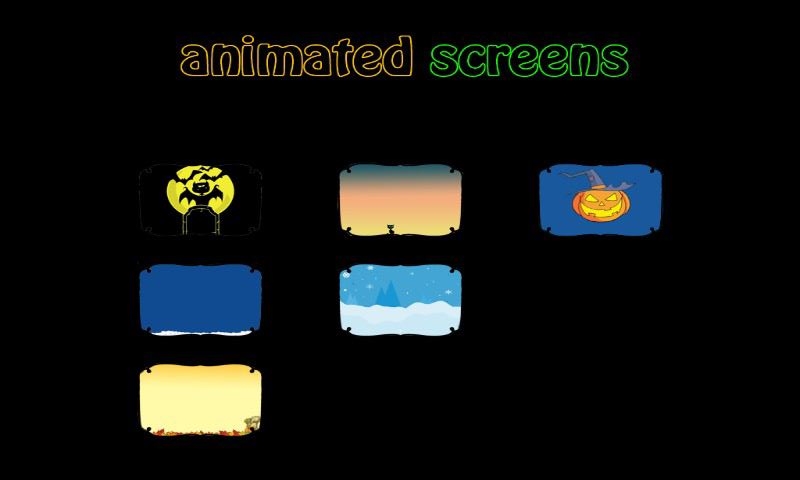 Animated Screens Home