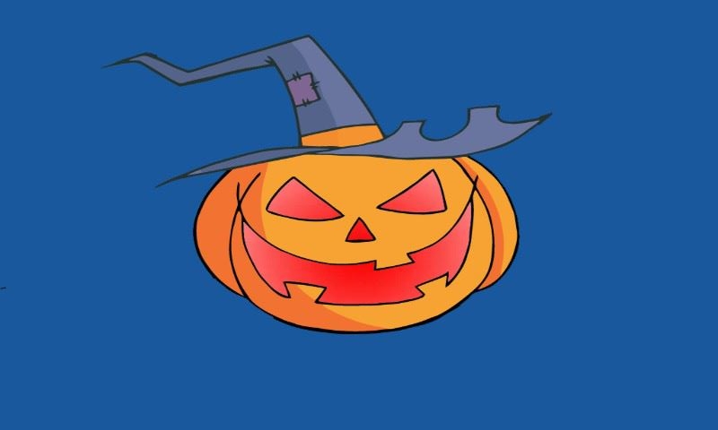 Animated Screens Halloween Jackolantern